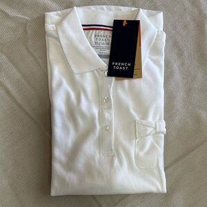 GIRLS’ S/S KNIT POLO WITH BOWED POCKET